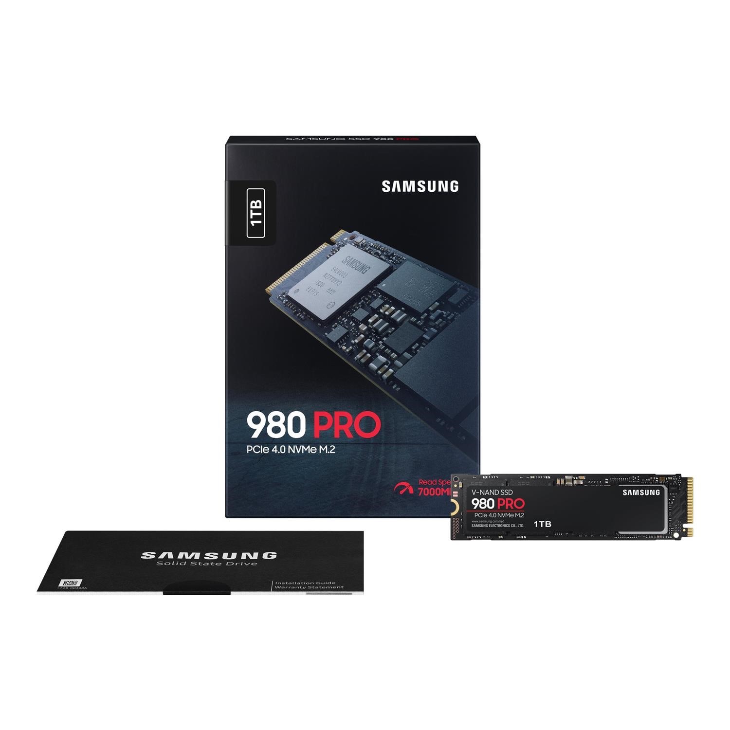 Samsung 980 PRO 1TB NVMe PCIe 4.0 M.2 SSD